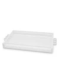 Tizo Lucite Tray with Bubble Handles