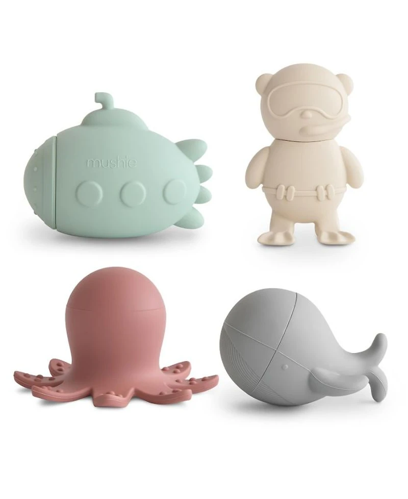 Sealife Mold Free Bath Play Set - 4 Pack