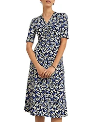 Hobbs London Frankie Printed Jersey Dress
