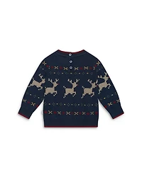 Unisex Reindeer Fair Isle Sweater - Baby
