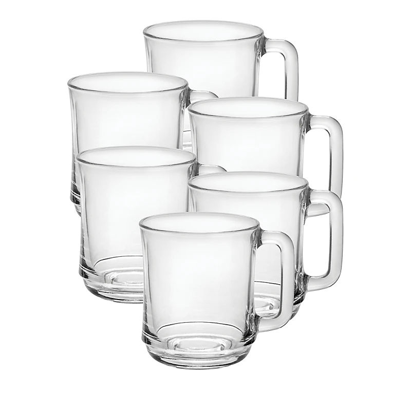 Duralex Lys Stackable Mug, Set of 6