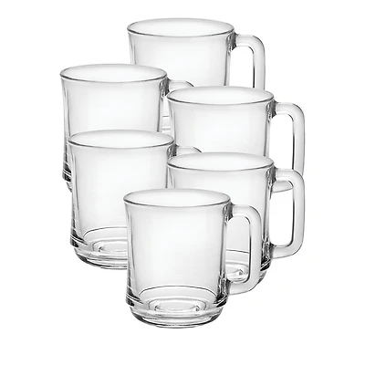 Duralex Lys Stackable Mug, Set of 6
