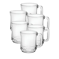 Duralex Lys Stackable Mug, Set of 6