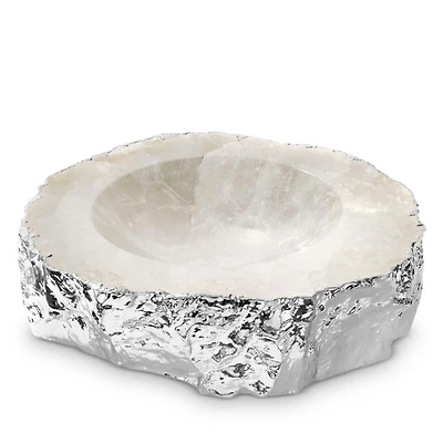 Casca Bowl, Crystal & Silver
