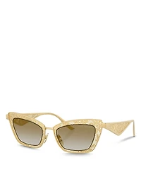 Dolce & Gabbana Lace Cat Eye Sunglasses, 51mm