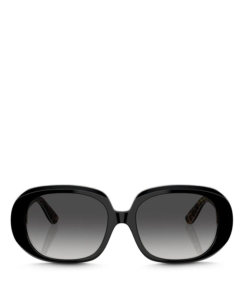 Allure Oval Sunglasses, 56mm