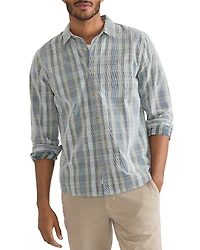Marine Layer Long Sleeve Printed Shirt