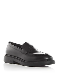 Ferragamo Men's Caligola Leather Penny Loafers