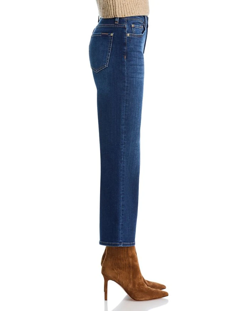 Alexa High Rise Cropped Jeans Wave