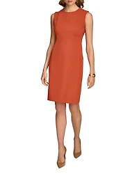 Jewel Neck Sleeveless Dress