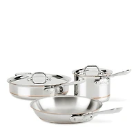 Copper Core 5 Ply Bonded 5 Piece Cookware Set