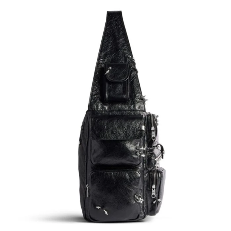 Superbusy Large Sling Bag with Piercings