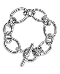 Sterling Silver DY Mercer Diamond Link Bracelet