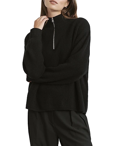Jenni Kayne Cashmere Half Zip Sweater