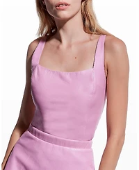 As by Df Clementine Recycled Leather Top