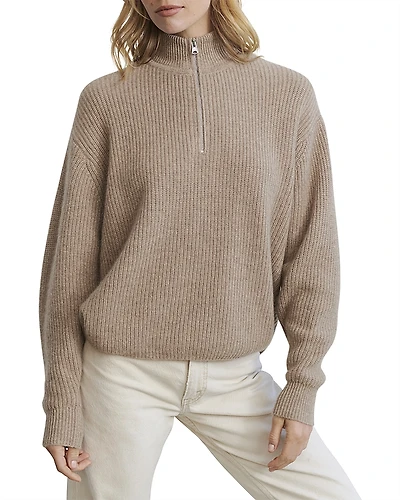 Jenni Kayne Cashmere Half Zip Sweater