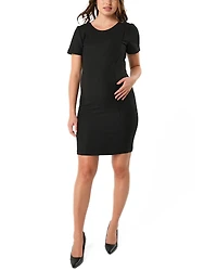 Marion Women's Short Sleeve Maternity & Nursing Knee Length Dress