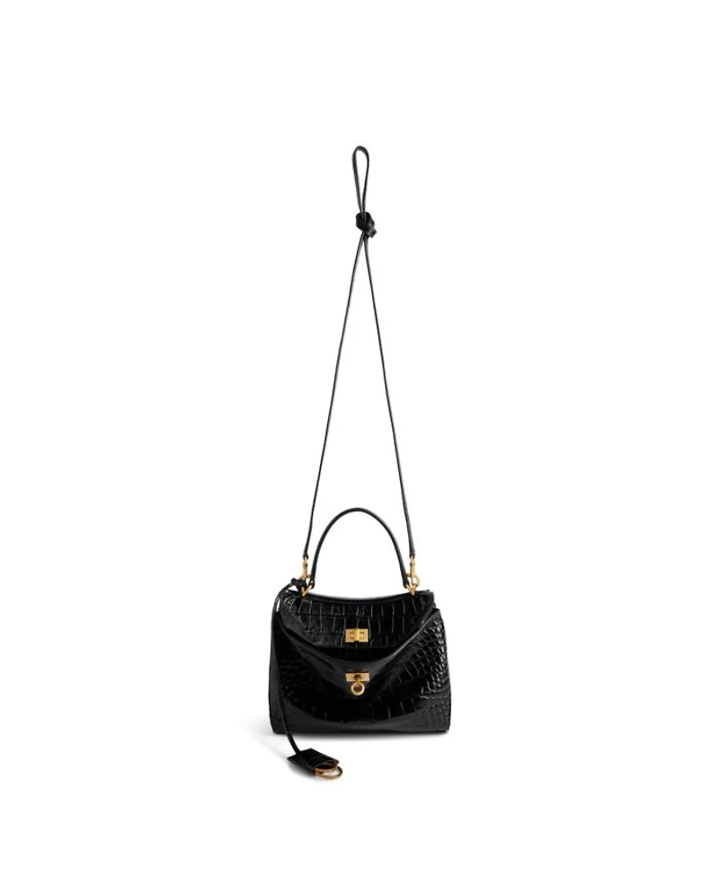 Rodeo Mini Handbag Crocodile Embossed
