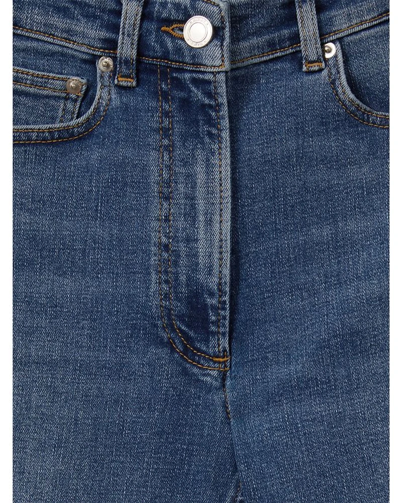 Hattie High Rise Skinny Jeans Mid Blue