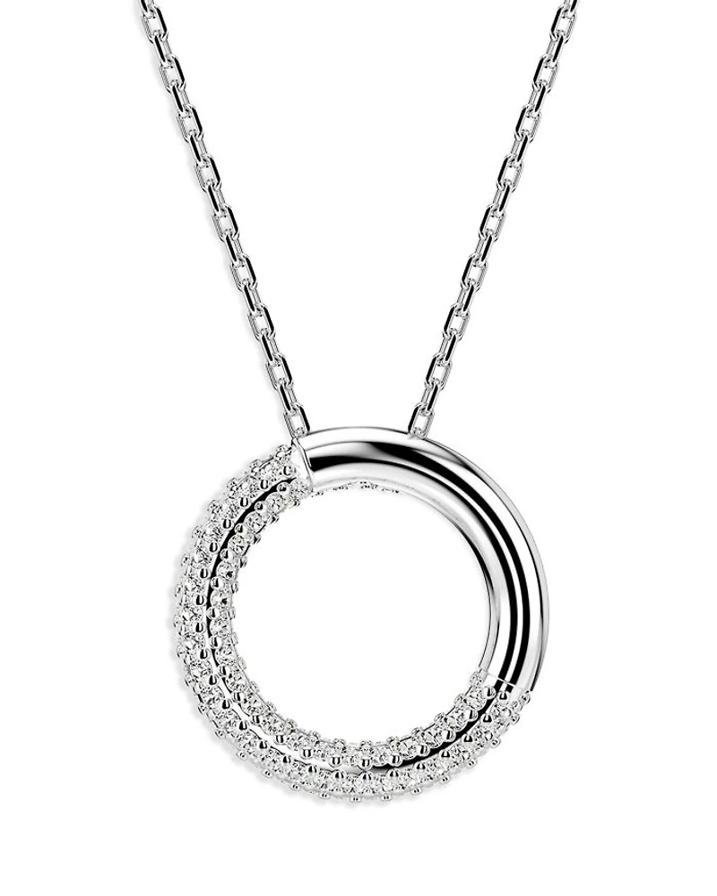 Dextera Pavé Pendant Necklace, 19.75"