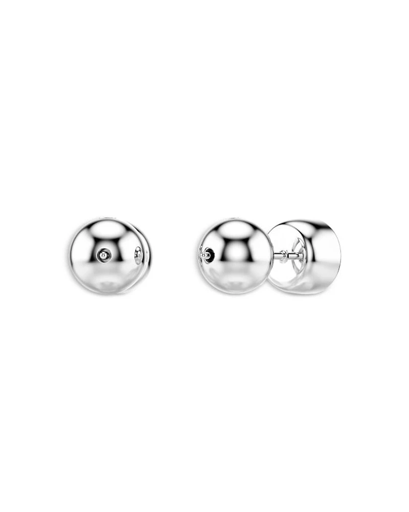 Imber Crystal Stud Earrings in Rhodium Plated