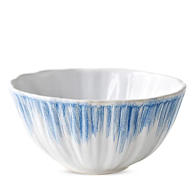 Vietri Bari Blue and White Cereal Bowl