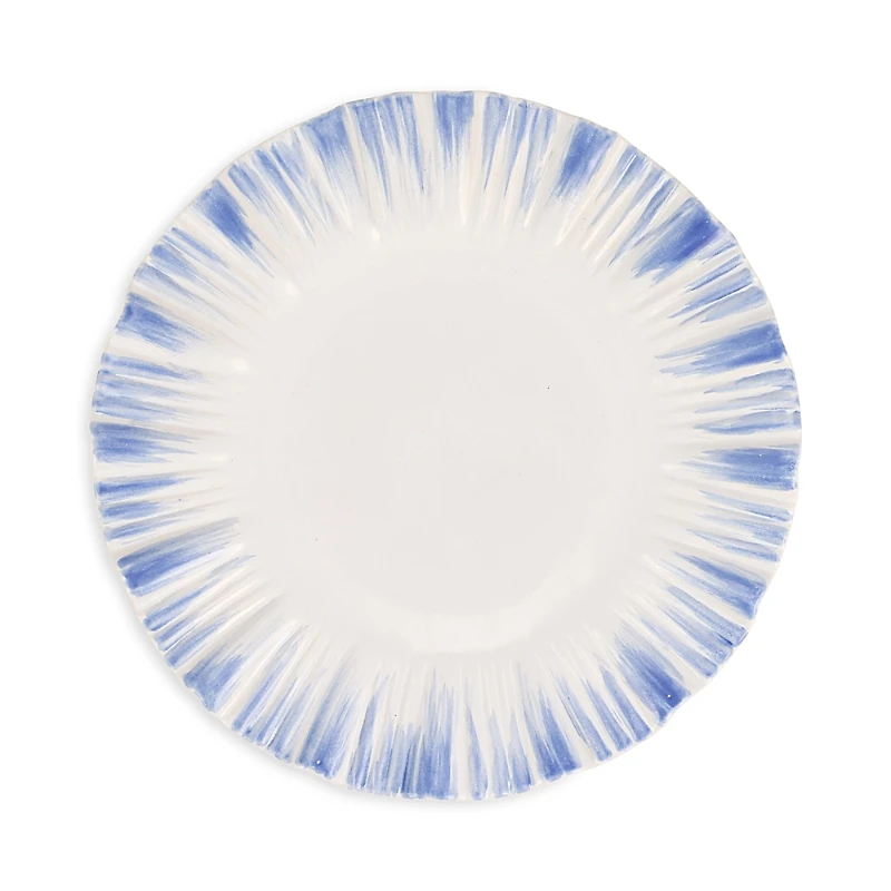 Vietri Bari Blue and White European Dinner Plate