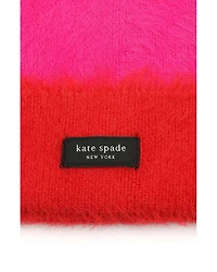 Awning Stripe Fuzzy Beanie