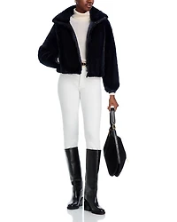 Jeon Reversible Faux Fur Jacket