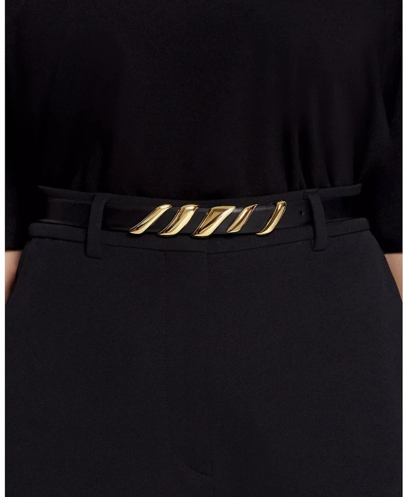 Melodie Ribbon Leather Belt