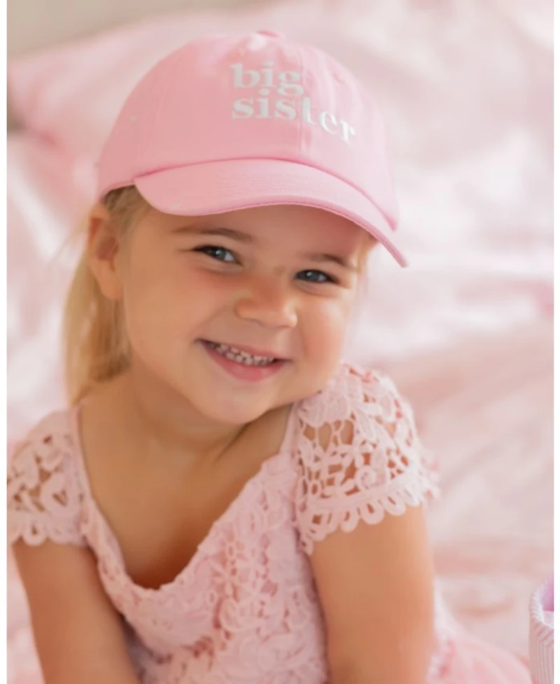 Girls' Big Sister Bow Baseball Hat - Baby, Little Kid