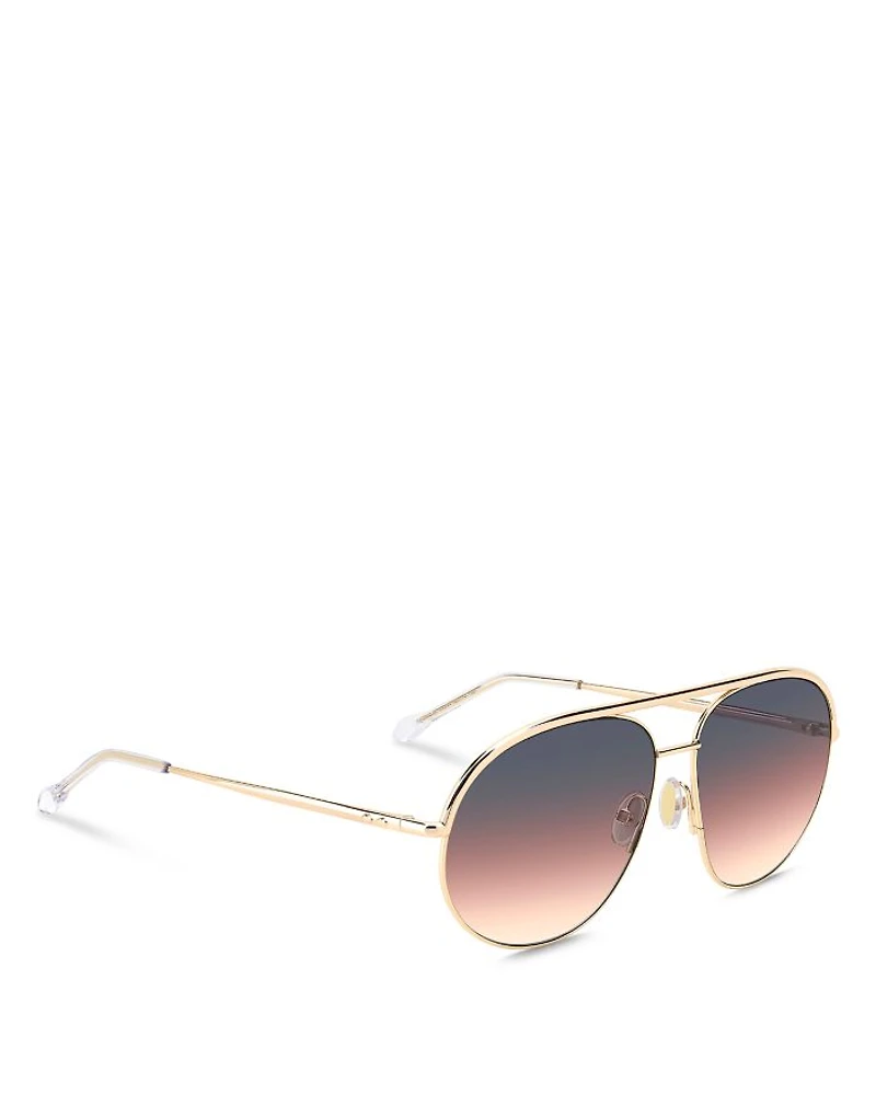 The In Love Rectangle Sunglasses, 59mm