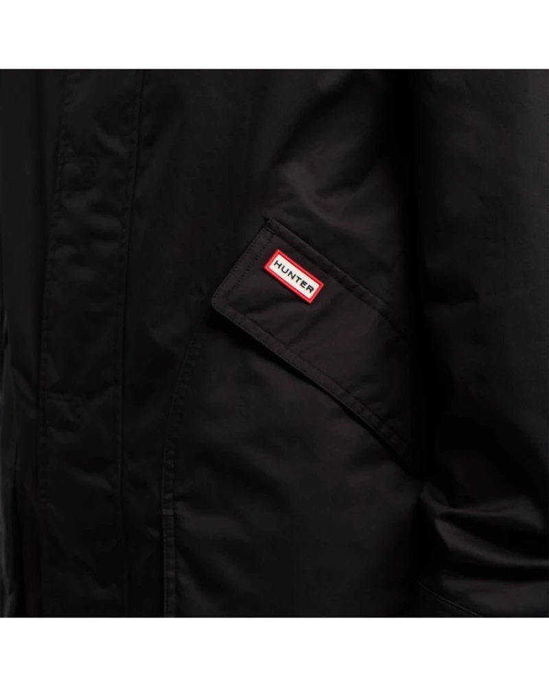 Downing Coated Cotton Hooded Rain Jacket