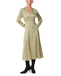 Whistles Jacquard Midi Dress