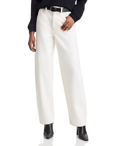 Frame Low Slung Barrel Leg Jeans