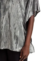 Plissé Caftan Top