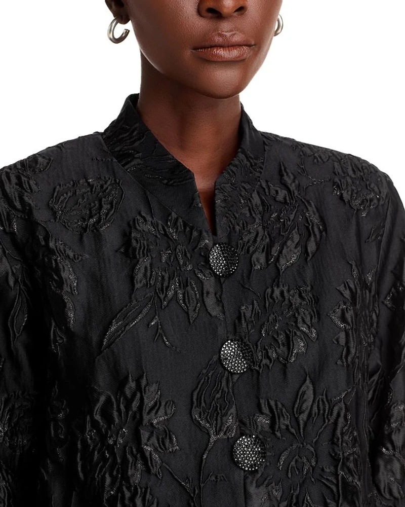 Shimmer Cloqué Boxy Jacket