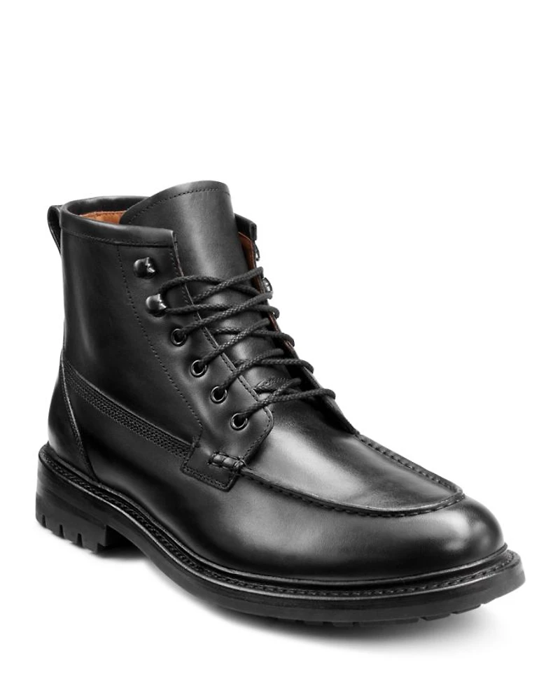 Men's Black Chase Moc Toe Boots