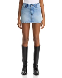 The Slacker Denim Mini Skirt