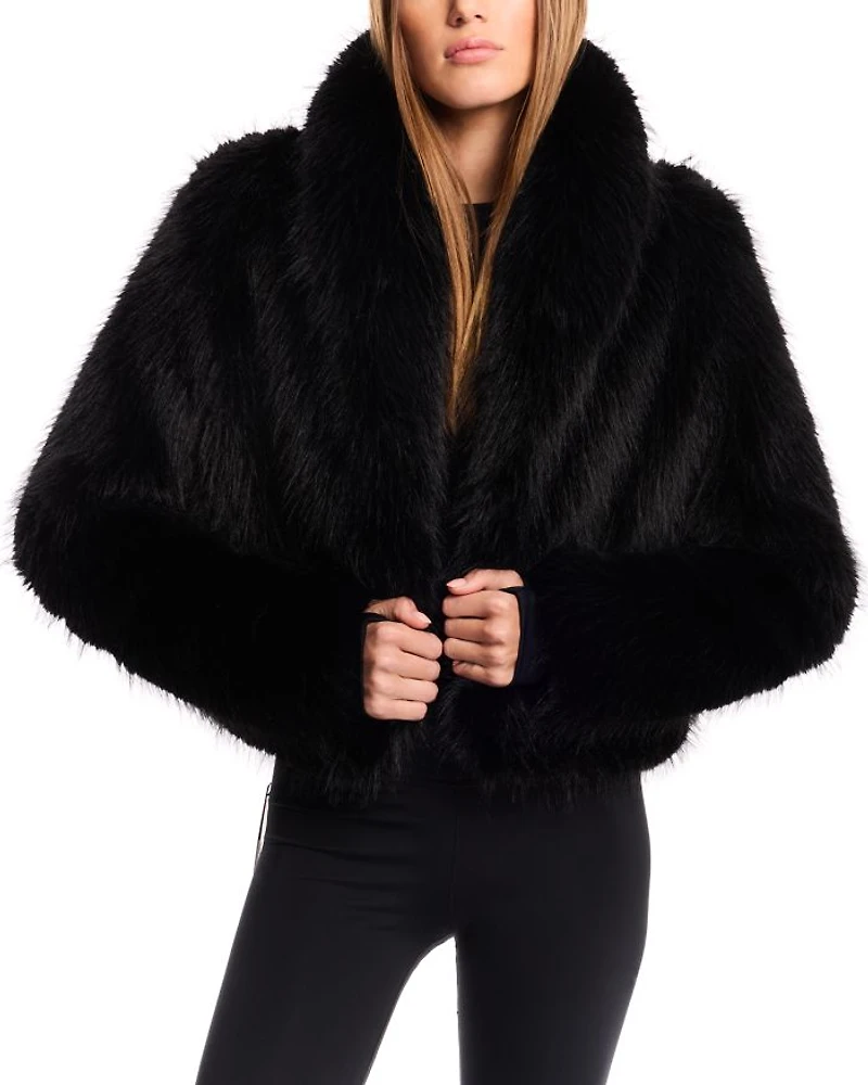 Vanessa Faux Fur Cropped Coat