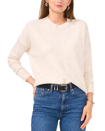 Vince Camuto Center Seam Crewneck Sweater