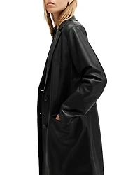 Aire Leather Coat