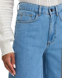 Bilbao High Rise Wide Leg Jeans Royal