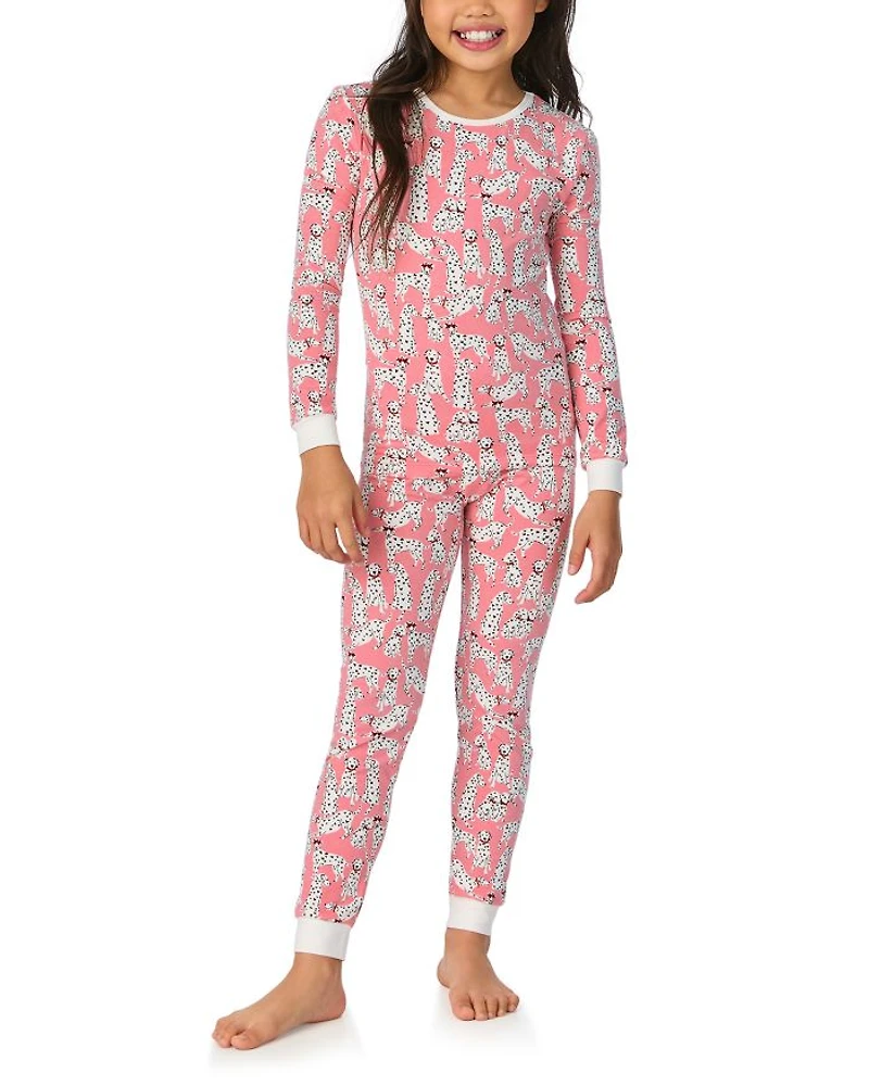 Unisex Paris Je T'aime Long Sleeve Pajama Set - Little Kid, Big Kid