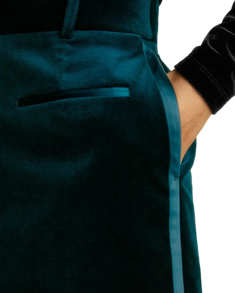 Parisa Velvet Mini Skirt
