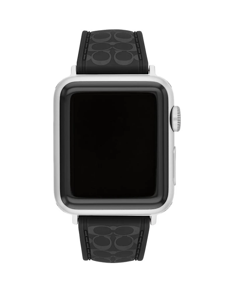 Apple Watch® Black Silicone Strap, 38/40/41mm
