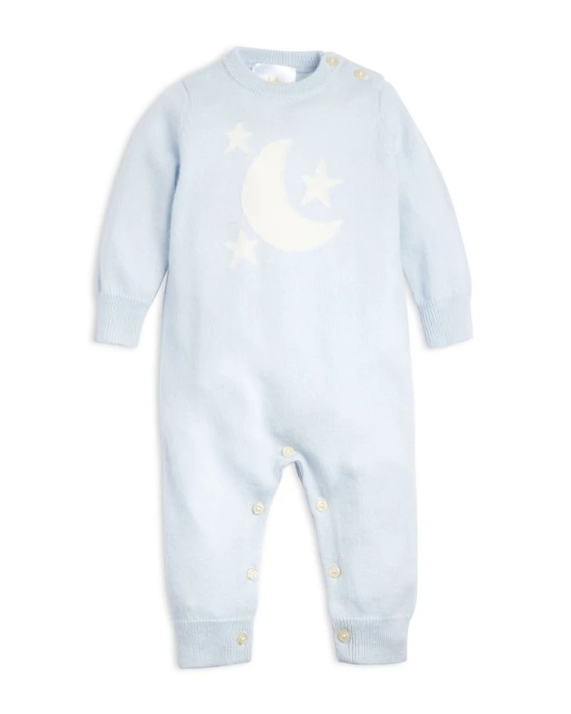 Unisex Cashmere Moon and Stars Coverall, Baby - Exclusive