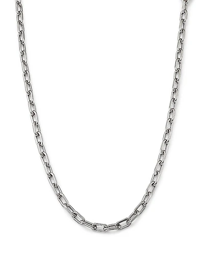 Adina Reyter Sterling Silver Polished Open Link Silver Chain Necklace, 16