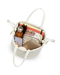 Small Castello Intreccio Leather Bucket Bag