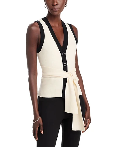 Collins Sleeveless Button Front Top